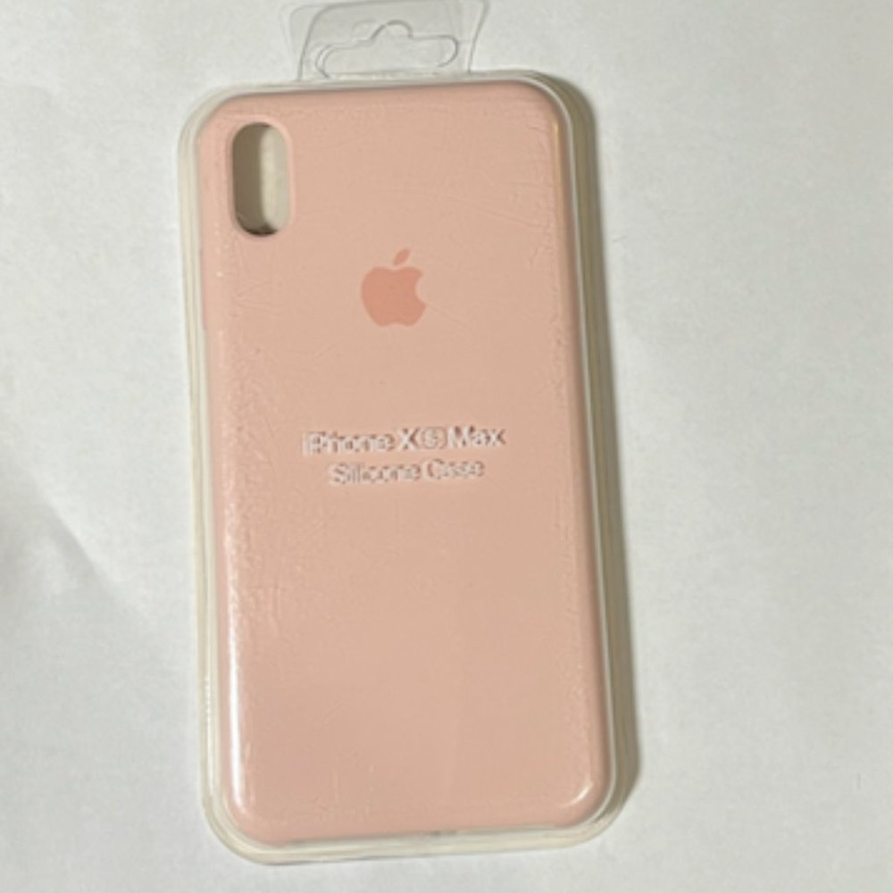 New iphone Xs Max Pink Silicone Case
